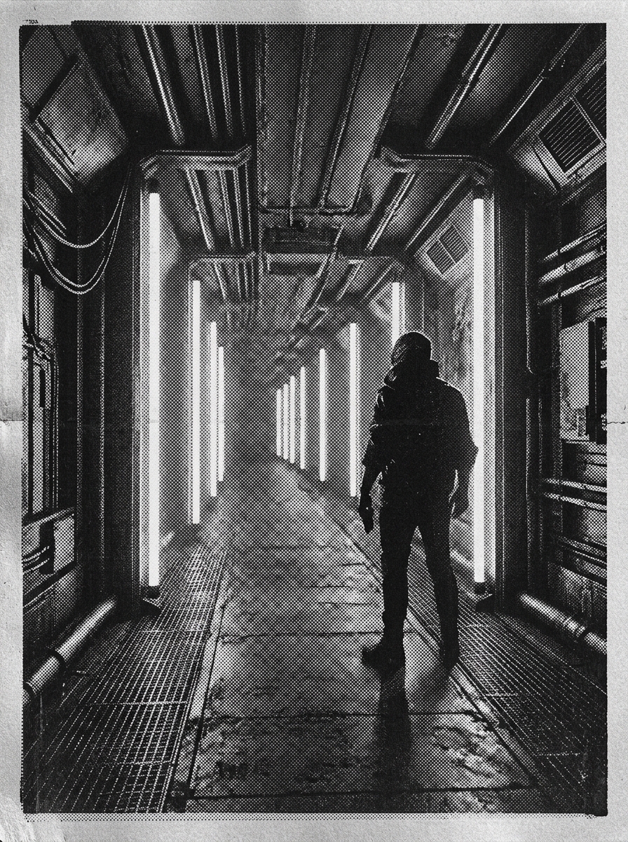Sci-fi architectural environment